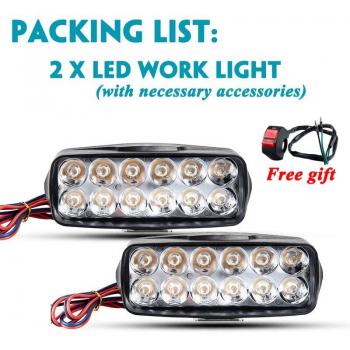 12 LED Scooter Headlight