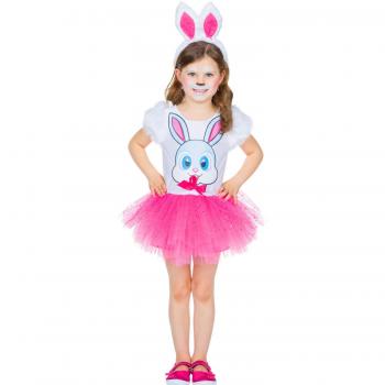 Karneval Hase Kleid in Rosa Tüll – Schnuffel-Fashion