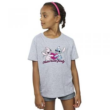 Lilo & Stitch Ohana Heart with Angel Kids' Cotton Tee