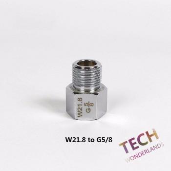 CO2 Cylinder to Regulator Adapter for Aquariums G5/8 W21.8 M22