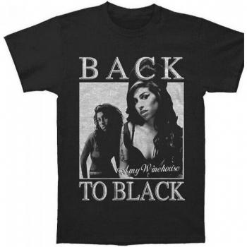 Back To Black Cotton T-Shirt M black