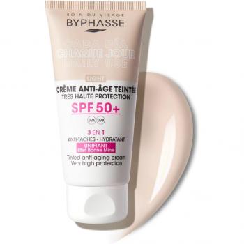 BYPHASSE Gesichtscreme mit Farbe SPF 50+ Light 50 ml