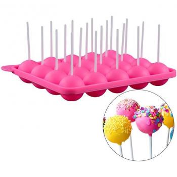 Lollipop Silicone Mold 20 Holes – Para Paletas y Chocolates Seguras