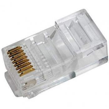 Connecteur RJ45 Logilink 8P8C plaqué or