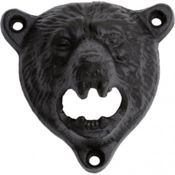 Vintage Bear Wall Bottle Opener