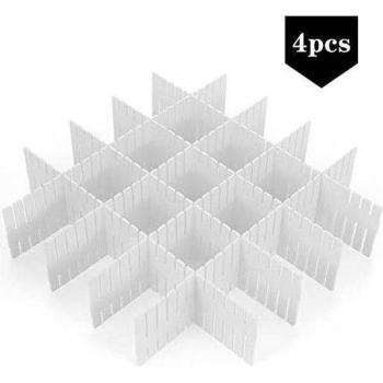 Grille de rangement pour sous-vêtements 4 pièces