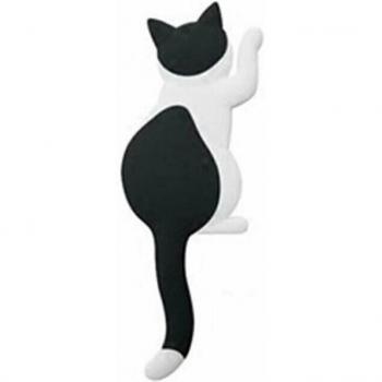 Kunstvoller Katzen-Zauberstab Halter Magnetischer Deko-Haken für Kühlschränke