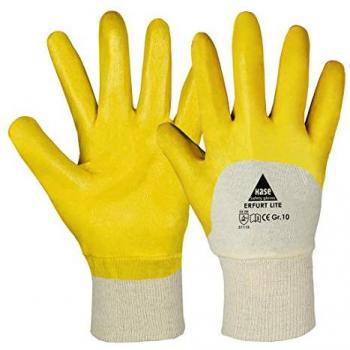 HASE SAFETY GLOVES Nitril Arbeitshandschuhe, ERFURT LITE, Größe 10