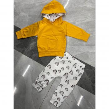 Conjunto de 2 piezas para bebés: sudadera de manga larga y pantalones