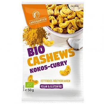 Landgarten Bio Cashewkerne in Kokos-Curry 50g