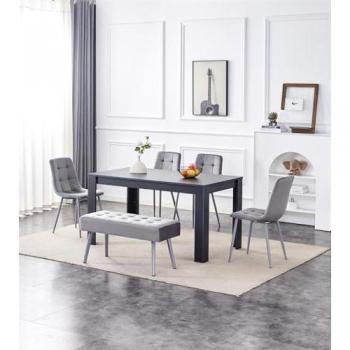 Sophisticated Grey Table & Chair Set