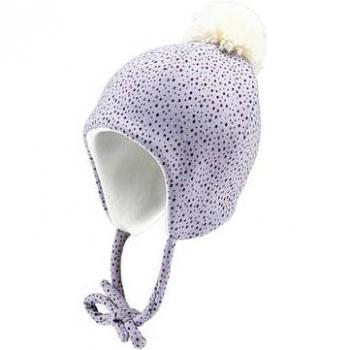 Cappello per Bambini Sterntaler a Pois Viola Chiaro