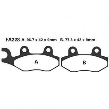 EBC Brakes Pastiglie Moto SFAC228 Kymco Agility