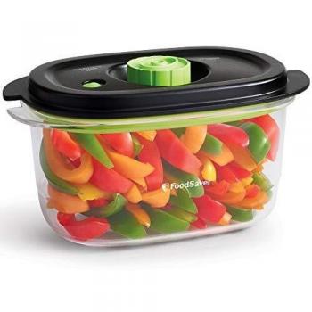 Fiambrera Foodsaver FFC022X Negro Transparente Plástico 1,2 L