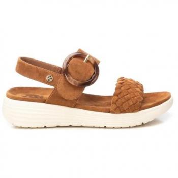 XTI 13032404 Sandália Camel para Mulheres