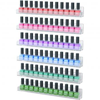 Clear Acrylic Nail Polish Shelf