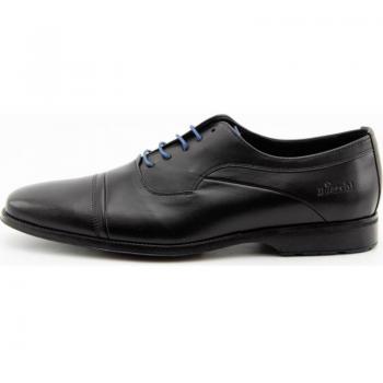 Zapatos Baerchi Hombre Negros Puntera