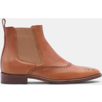 Botines Lottusse de mujer en piel de vacuno color marrón