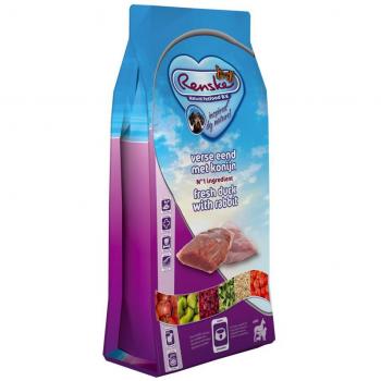 Renske Droog hond adult eend en konijn 12 kg