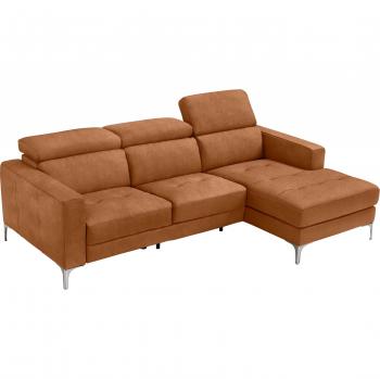 Komfortables Ecksofa EGOITALIANO in Cognac