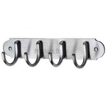 Satin Chrome Coat Hooks