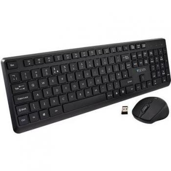 Set Teclado-Ratón V7 CKW350UK con Función de Radio