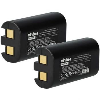 Double batterie rechargeable VHBW 800 mAh 7,4 V pour imprimante Dymo W003688