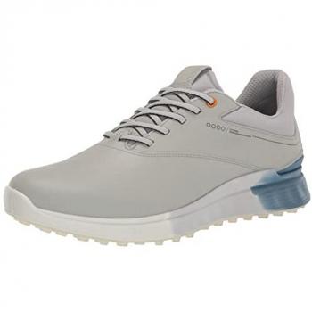 Ecco S-Three Calzado de Golf Masculino Concreto/Azul Retro 45