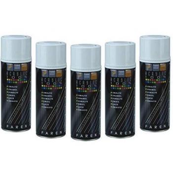 Smalto Professionale Faren RAL 7001 Grigio Argento 400 ml