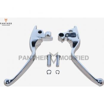 Chrom-Aluminium Hebelset für Harley Motorräder