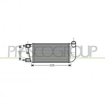 Intercooler de Ar PRASCO FD008N001