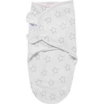 Sac à dos bébé avec couverture d'emmaillotage grise