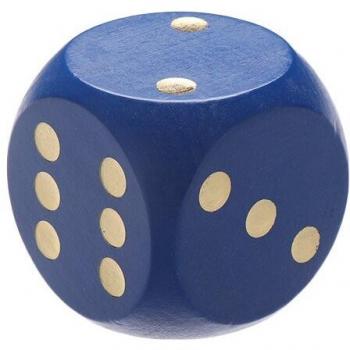 Dados grandes de 5cm, coloridos, de madera, 6 lados, ideales para ajedrez y juegos familiares