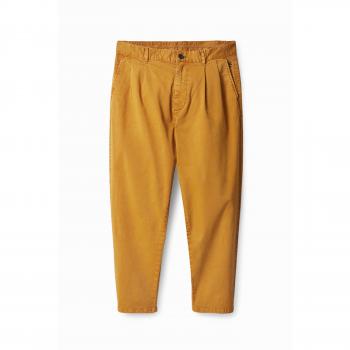 Chino Desigual Jaune Confort 32 pour Homme