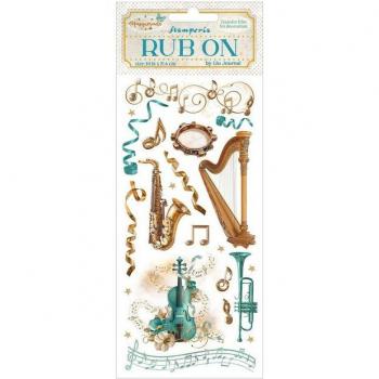 Instrumenten Transferfolie “Masquerade” – Rub On