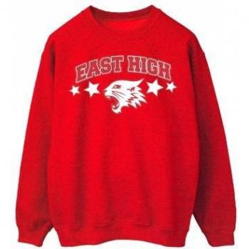 Disney Ladies High School Musical The Musical Wildcat Stars Sweatshirt, XXL White
