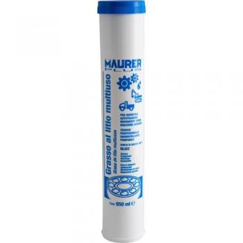 Cartuccia Grasso al Litio Multiuso Maurer Plus 650 ml Green Ø58×300 mm Durata e Affidabilità
