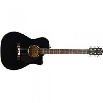 Fender CC-60SCE Concert Acoustic Electric Guitar, Rosewood Fingerboard, Black