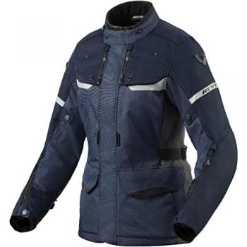 Veste textile de moto Rev'It! Outback 4 H2O Femme Bleu 38