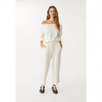 XS Stradivarius Flowing Culottes – Soft Touch, Ecru