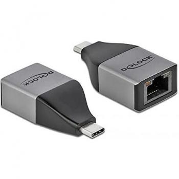Delock USB Type-Câ¢ Adapter zu Gigabit LAN 10/100/1000 Mbps – kompaktes Design