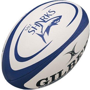 Durable Midi Gilbert Sharks Rugby Replica Ball
