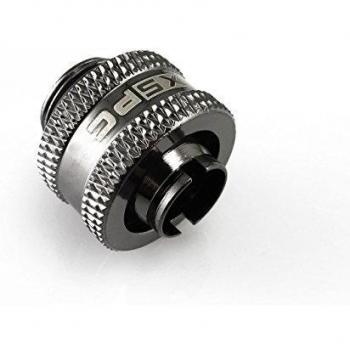 Adaptador de Compresión XSPC G1/4 3/8 1/2 OD Negro Chrome Racor