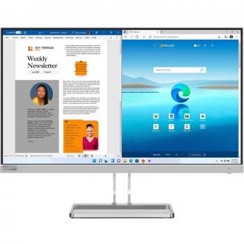 Monitor Lenovo ThinkVision L27i-40 27 LED IPS, Full HD, 2x HDMI, VGA, altoparlanti integrati, Cloud Gray