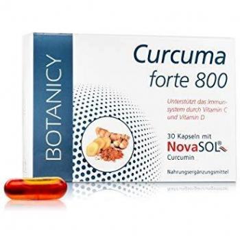 CURCUMA FORTE 800 mit flüssigem Mizell-Curcumin ohne Piperin, hochdosiertes Kurkuma für die tägliche Einnahme, Kapsel entspricht 7.400 mg Kurkuma-Pulver
