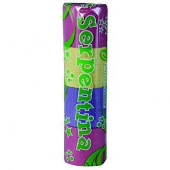 Serpentina de fiesta, 20 rollos multicolores de 7 mm y 3 metros