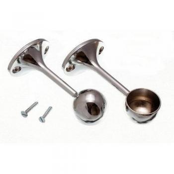 Towel Rail End Support Bracket 25MM CP with Screws