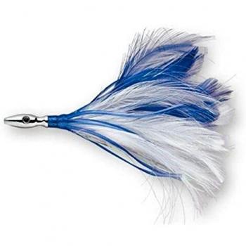 Williamson Flash Feather Rigged 04 (Tamaño 4, Azul/Blanco)