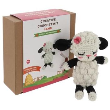 Joe Davies White Lamb Knitting & Crochet Bundle