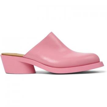 Mules Camper Bonnie para mujer en rosa, piel lisa, talla 41